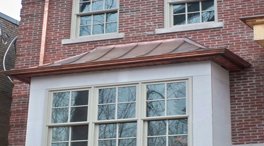Copper bay roof